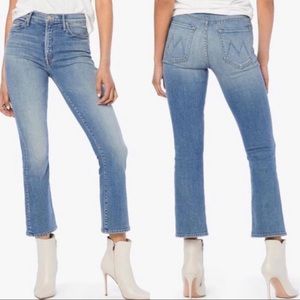 Mother Denim The Insider Crop Flare A Side Of Rice and Beans 30